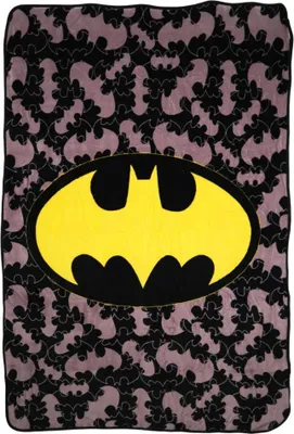 Produktbild von DC Comics Batman warme Fleecedecke leichte Kuscheldecke 120x150 cm