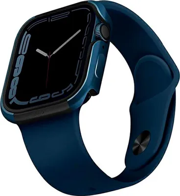 Produktbild von Uniq Valencia Gehäuse für Apple Watch 4/5/6/Se 45/44Mm - Blau