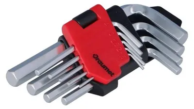 Productafbeelding van Inbussleutels Draumet 118496Q set-9 stuks-1-5 – 10 mm