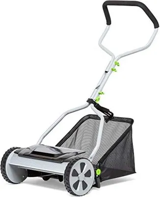 Productafbeelding van Famanu handgrasmaaier, ergonomisch ontwerp - 53 x 43 x 26 cm - grijs