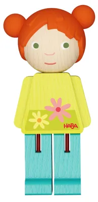 Productafbeelding van HABA Mijn Eerste Bouwwereld - Vriendin Liz: Houten figuur en educatief speelgoed, geschikt vanaf 1 jaar