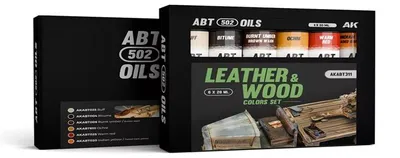 Immagine prodotto di Reparto 502 AKABT311 Set di colori ad olio "Leather and Wood Colors"