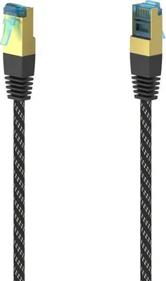 Produktbild von Hama 00201003, 3 m, Cat6, F/UTP (FTP), RJ-45, RJ-45, Schwarz, Silber