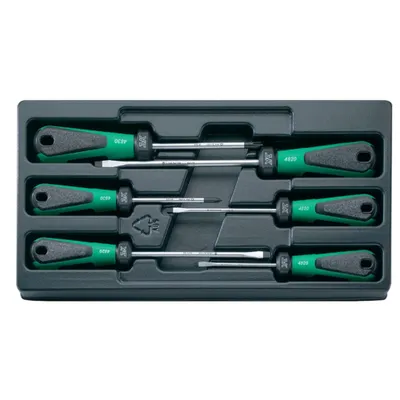Produktbild von STAHLWILLE Schraubendreher-Satz 3K DRALL® Modell4891 6 St.