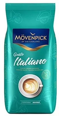 Zdjęcie produktu dla Mövenpick Caffe Crema Gusto Italiano mocna kawa ziarnista 1000g