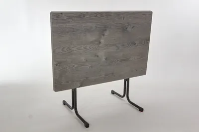 Produktbild von Abklappbarer Gastrotisch, 110x70x71, Stahl pulverbeschichtet, Nachbildung timber / classicline