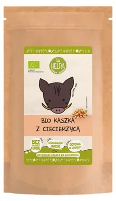 KASZKA ORKISZOWA Z CIECIERZYCĄ BEZ DODATKU CUKRÓW BIO 200 g - HELPA