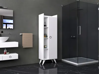 Zdjęcie produktu dla Skye Decor, Ilgım- IlgımVCT, biały, szafka na buty, 140x50x31,8 cm, 100% płyta wiórowa pokryta melaminą