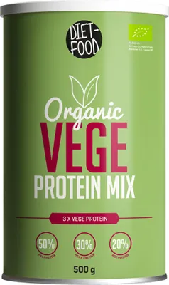Zdjęcie produktu dla MIESZANKA BIAŁEK WEGAŃSKICH500 g - DIET-FOOD