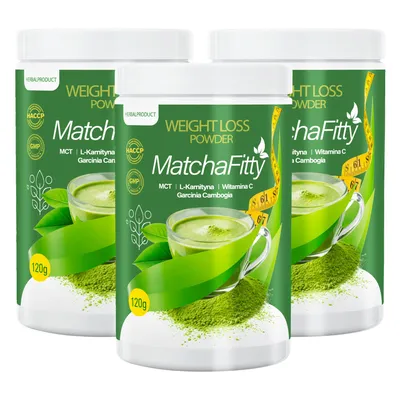 Obrázek produktu pro 3x MatchaFitty – koktejl s příchutí matcha 120 g