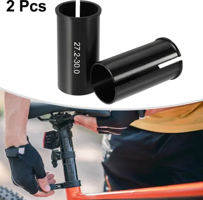 Image de 2 pcs 27,2 mm à 30,0 mm Vélo Selle Montant Tube Adaptateur Réducteur Manchon