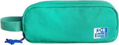 Produktbild von Oxford 400174119, Weiches Federmäppchen, Polyester, Mintfarbe, Einfarbig, Reißverschluss, Kind