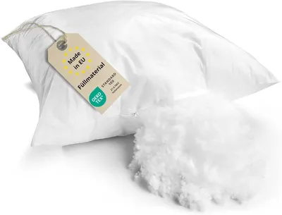 Produktbild von 1 kg Faserfüllung, Füllwatte für Kissen und Bastelprojekte, waschbar,  100, hergestellt in der EU