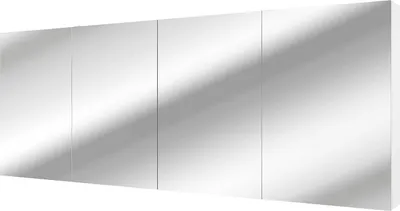 Produktbild von Spiegelschrank, Badspiegel, Badezimmer Spiegel City 200cm weiß JA mit 1x 5W LED-Strahler