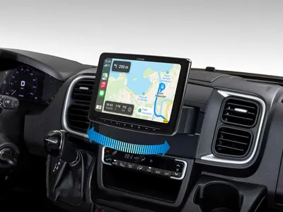 Immagine prodotto di Alpine INE-F904DU8S: Naviceiver da 9 pollici, girevole, compatibile con Fiat Ducato 8