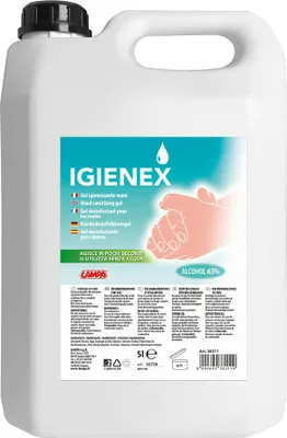 Immagine prodotto di Igienex, Gel igienizzante per mani - 5 L