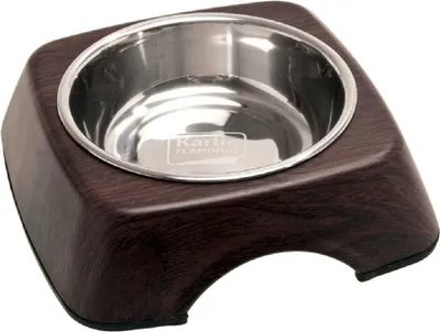 Image de Karlie - Gamelle KULHO WOOD, Wenge - 350 ml