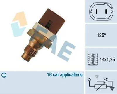 Obrázok produktu pre Snímač teploty chladiacej kvapaliny FAE 34070