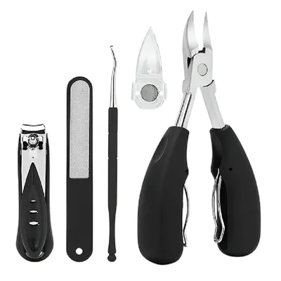 Obrázok produktu pre Kliešte a nožnice na hrubé a zarastené nechty na nohách (sada 5 ks náradia) - NAIL PRO