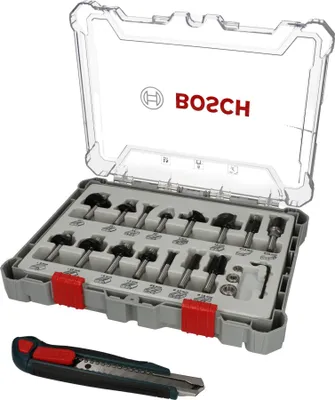Image de Jeu de fraises Bosch, 15 pièces, avec cutter