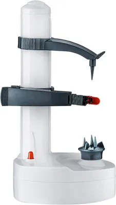 Productafbeelding van Elektrische Aardappelschiller - Automatische Groenteschiller - Snel Schillen - Automatische Balancering - 5-10cm Diameter - Wit