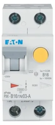 Obrázok produktu pre EATON istič 1p+N B16 0,3A 240V A 10kA 2TE