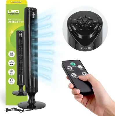 Obrázok produktu pre Ventilátor LISSE 2 ST 45W čierny