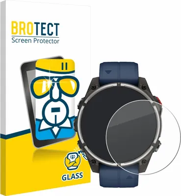 Produktbild von BROTECT Schutzglas für Garmin quatix 8 Pro (47 mm) Displayschutz 9H Glas klar transparent