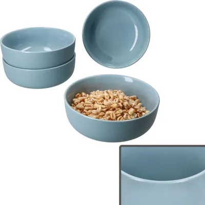 Obrázek produktu pro Ritzenhoff 4x Jasper miska Ø14,5cm šedomodrá 360ml kamenina 6 osob miska na obiloviny
