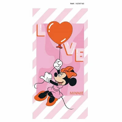 Produktbild von Minnie Mouse Duschtuch Strandtuch Badetuch 70 x 140 cm