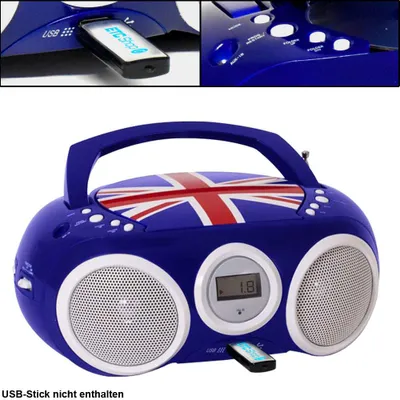 Zdjęcie produktu dla Bigben Interactive CD32GB, Analogowy, AM, FM, 88 - 108 MHz, 540 - 1600 kHz, Gracz, CD, CD-R, CD-RW