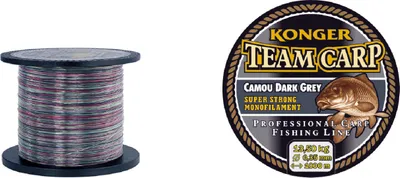 Obrázok produktu pre Team Carp Camou Dark Grey 0.40/600 Konger Vlasec