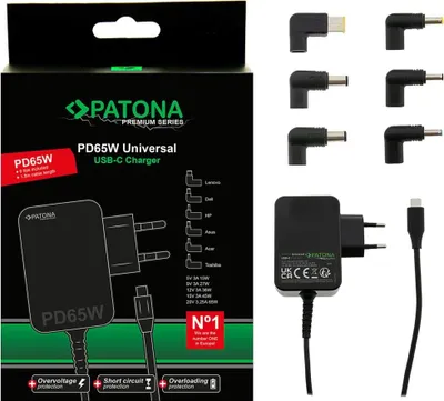 Zdjęcie produktu dla PATONA 2649, Adapter, Dowolna marka, Asus, Acer, Toshiba, Lenovo
