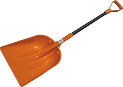 A shovel is shown against a white background.