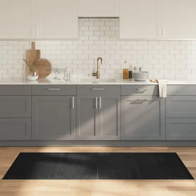 Obrázek produktu pro Koberec obdélníkový šedý 80x200 cm Bamboo