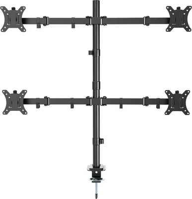 Immagine prodotto di GEMBIRD Gembird MA-D4-01 Adjustable desk 4-display mounting arm (rotate  tilt  swivel)  13”-32”  up to 10kg per screen