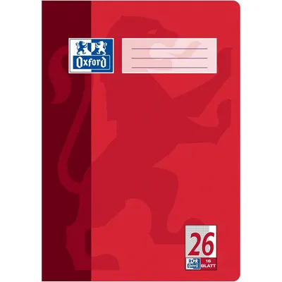 Zdjęcie produktu dla Oxford Schulheft A4 16 Blatt kariert mit Rand R 15Stk
