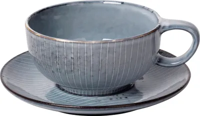 Produktbild von Broste copenhagen Teetasse/ Untertasse Nordic Sea
