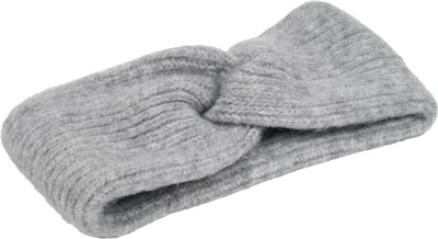Produktbild von styleBREAKER Damen Strick Stirnband mit Twist Knoten und Rippenmuster einfarbig, warmes Winter Haarband, Headband 04026072