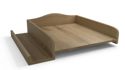 Immagine prodotto di regalik Piano fasciatoio per lavatrice - Fasciatoio 60x70 cm - Piano in legno laminato - Rovere Evoke - 82x72x10 cm - Piano fasciatoio sicuro e salvaspazio