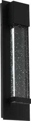 Produktbild von VILLAGRAZIA Wand-/Deckenleuchte Lampe Beleuchtung - L12 x H30 x AL7 cm - schwarz - 2X3,3W inkl. - IP44