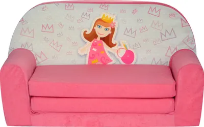 Produktbild von Kindersofa "MINI" zum Aufklappen Prinzessin II W386 43 FORTISLINE