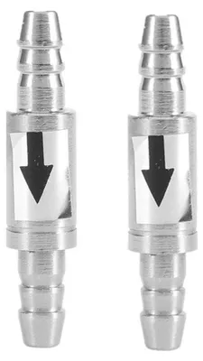 Produktbild von 2 Stück Rückschlagventil aus Edelstahl für CO2-Leitung, 4/6 mm