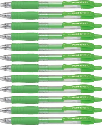 Produktbild von Pilot G2-07 Gelschreiber Neongrün - 12er-Set