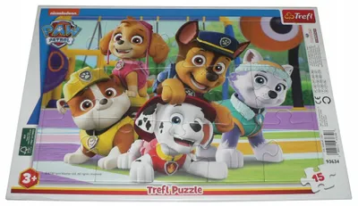 Produktbild von Trefl Paw Patrol Rahmenpuzzle 15 Teile für Kinder