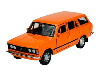 Produktbild von Welly Fiat 125P Kombi Orange 1:34-1:39 Die Cast Metall Modell Neu im Kasten 43853