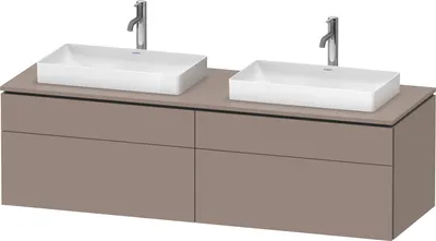 Produktbild von DURAVIT LC4873B43430000 Konsolen-WTU wandhängend L-Cube 550x1