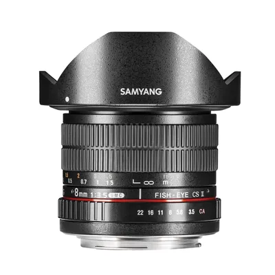 Produktbild von Samyang 8mm F3.5 UMC Fish-Eye CS II SLR Weitwinkelobjektiv Schwarz