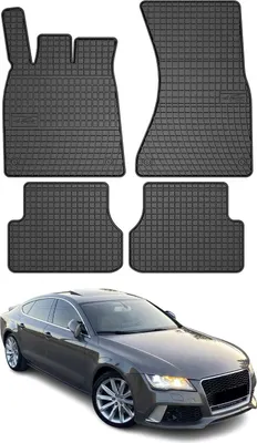 Immagine prodotto di OMAC tappetini in gomma per Audi A7 C7 Sportback 2010-2018 tappetino auto TPE nero 4x