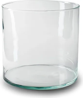 Produktbild von Glasvase Zylinder MARACANA H. 24cm D. 25cm rund Jodeco